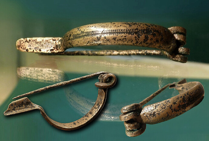 Römische Fibel Almgren Typ 16 AOF