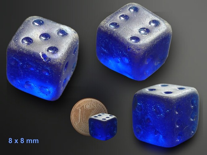 Glas-Würfel Große E-Mail-Ansicht