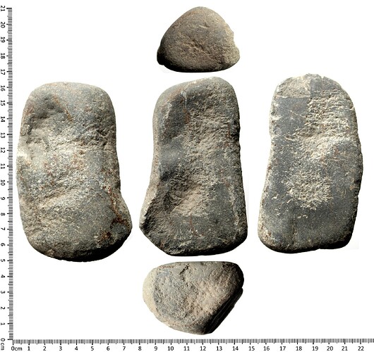 Schlagstein, Amboss, Retuscheur b