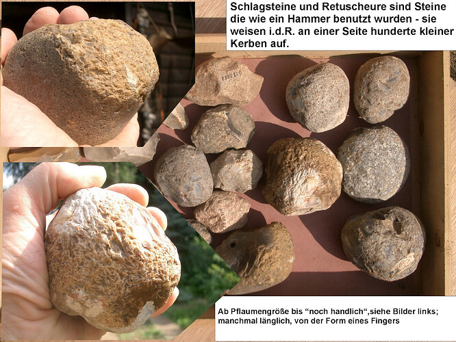 AOF Schlagsteine_Retuscheure