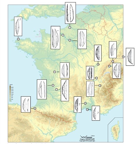 Federmesser_Fundplätze_des_Azilien_Aus_Sonja_Grimm_Ludovic_Mevel_Federmesser_Gruppen_des_Azilian_2015_Frankreich_Karte_Geoatlas_Graphi_Ogre_1999_CC_BY-NC-SA_4.0_